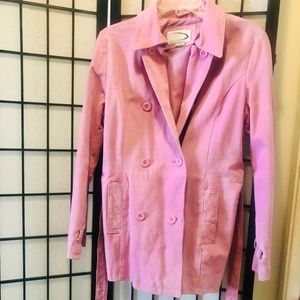 Vintage Pink leather jacket